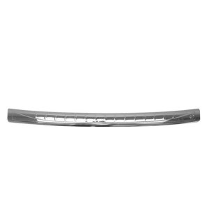 FIAT 500 Bumper Sill Cover - Rear - Omac - S.Steel - Gloss Silver - '12-'16